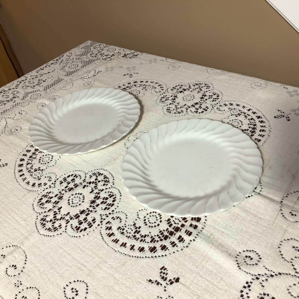 Vintage Johnson Bros ironstone bread plates - set of 2